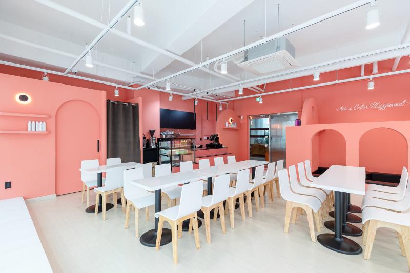 45 平米儿童咖啡厅 色彩游戏空间-2