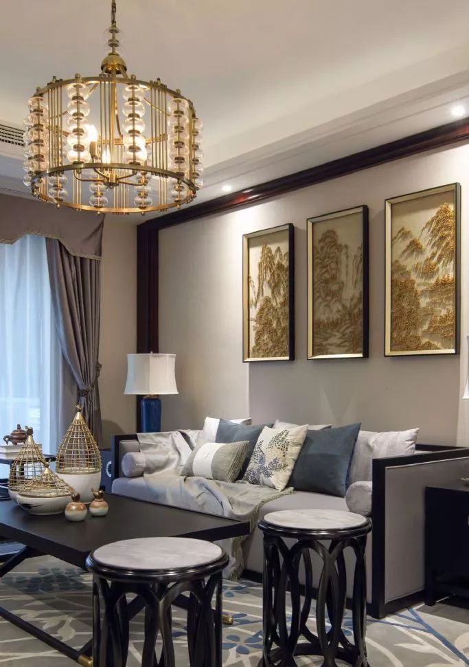 当现代撞上新中式，打造高级低奢风-12