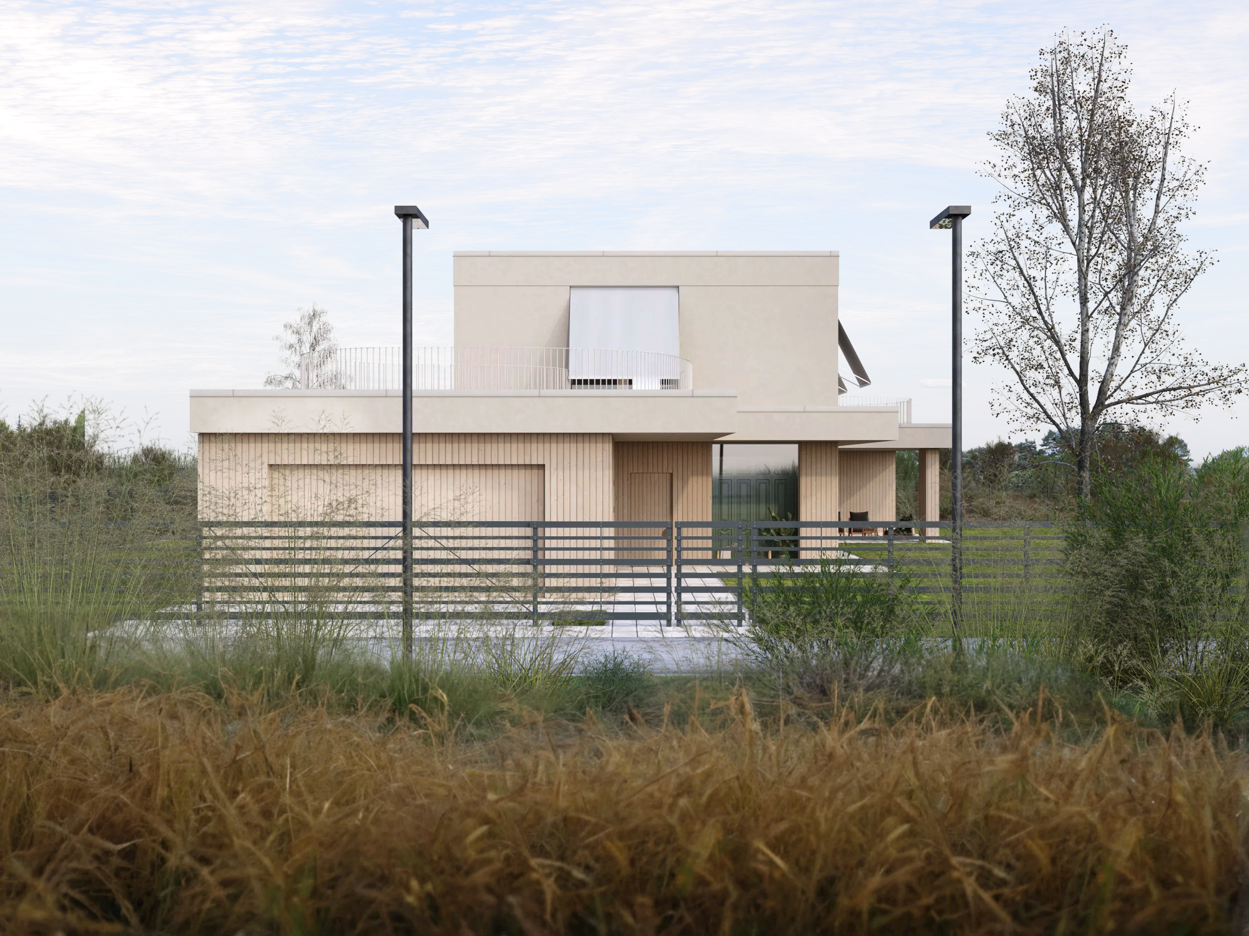 酸橙与木材屋（注：Lime常见有酸橙；石灰等意思，此处结合语境难以绝对判断只有酸橙合适，但按单一准确翻译要求，先取此翻译，若有更多背景信息可进一步调整）丨拉脱维亚丨GAISS-7