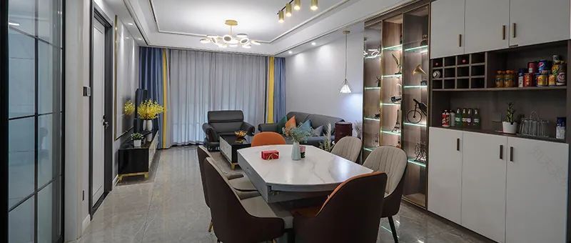 《灰色传奇》| 110㎡现代极简,高铁新城实景赏析-68