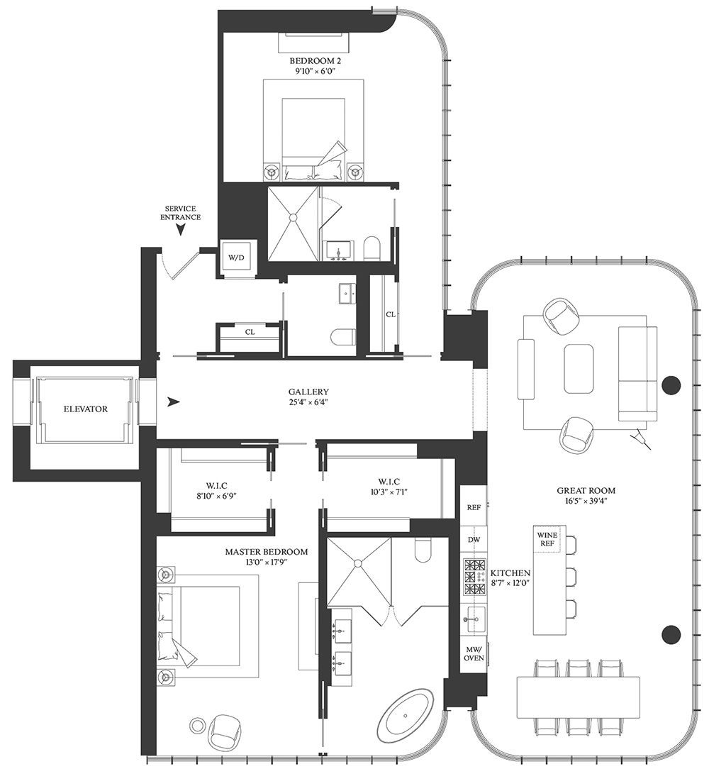 伦佐·皮亚诺打造纽约豪华公寓，简约材料展现豪宅艺术美-93