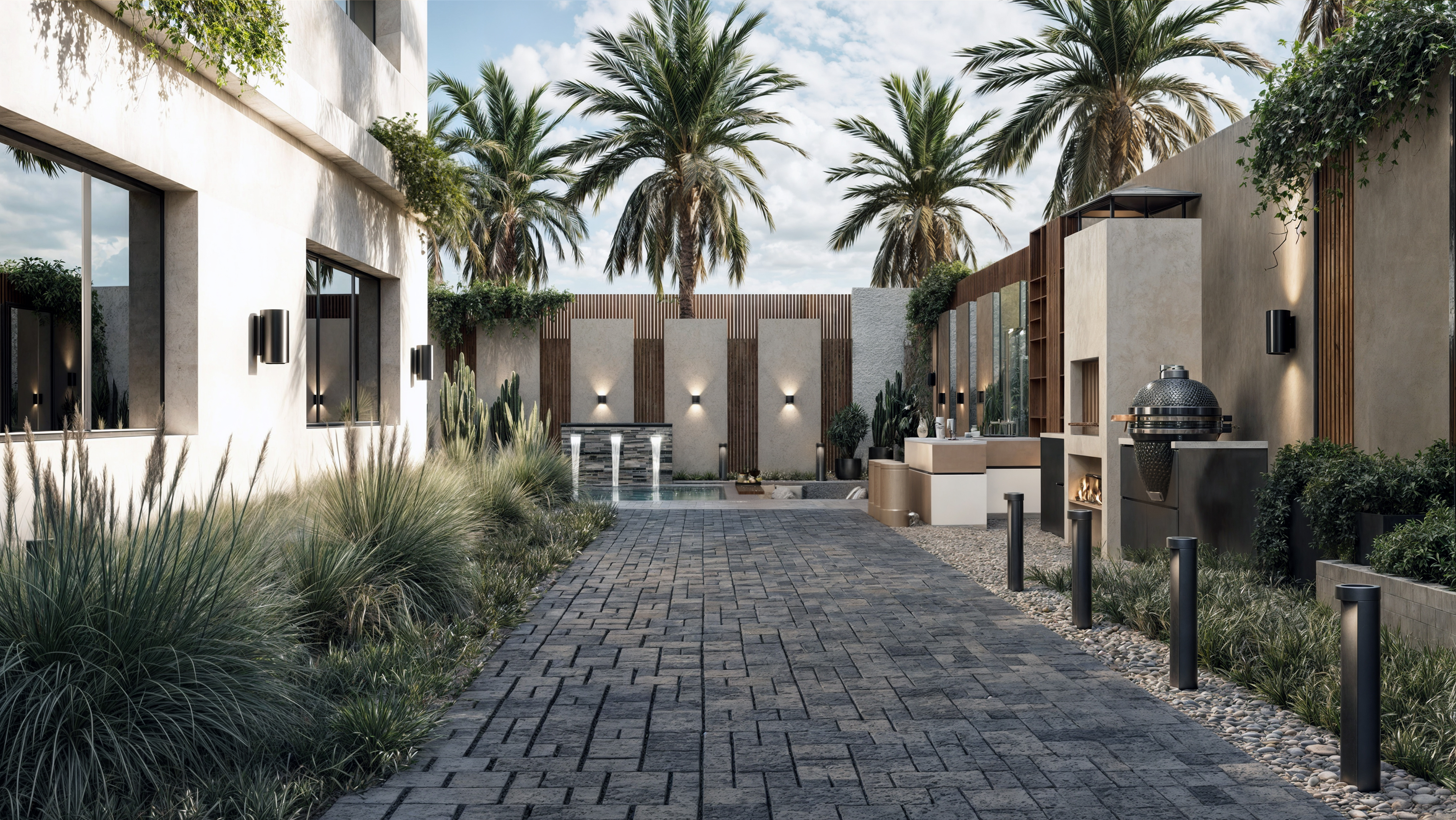 别墅后院景观丨埃及丨自由职业者-4