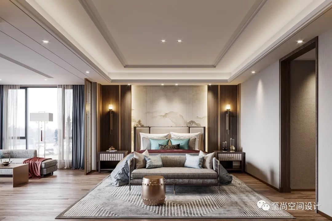 新中式风格丰泰华园别墅设计，诠释东方意境之美-17