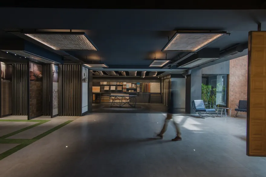 印度新德里 INTERSEKT 瓷砖展示空间-21