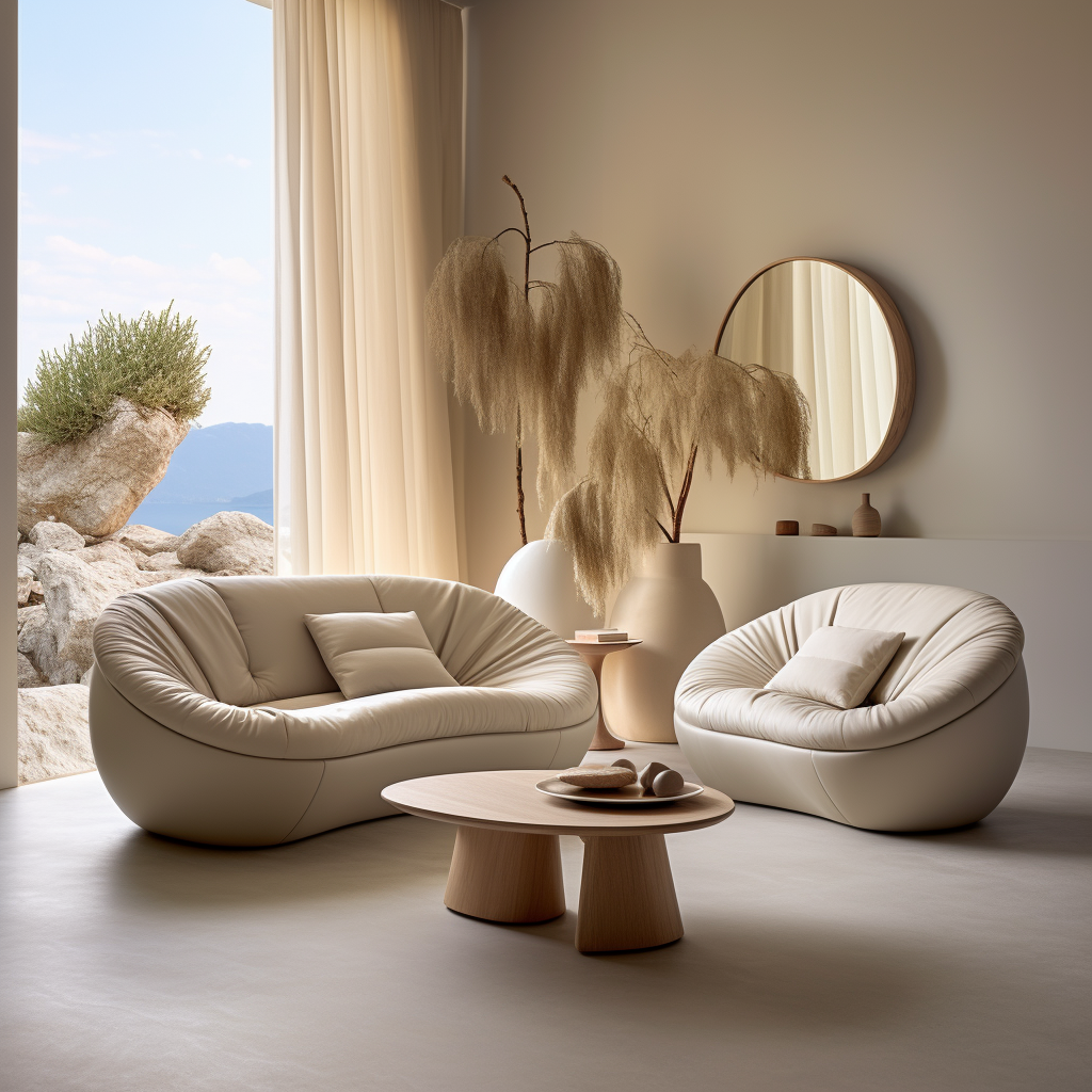 奶油风通透空间-15