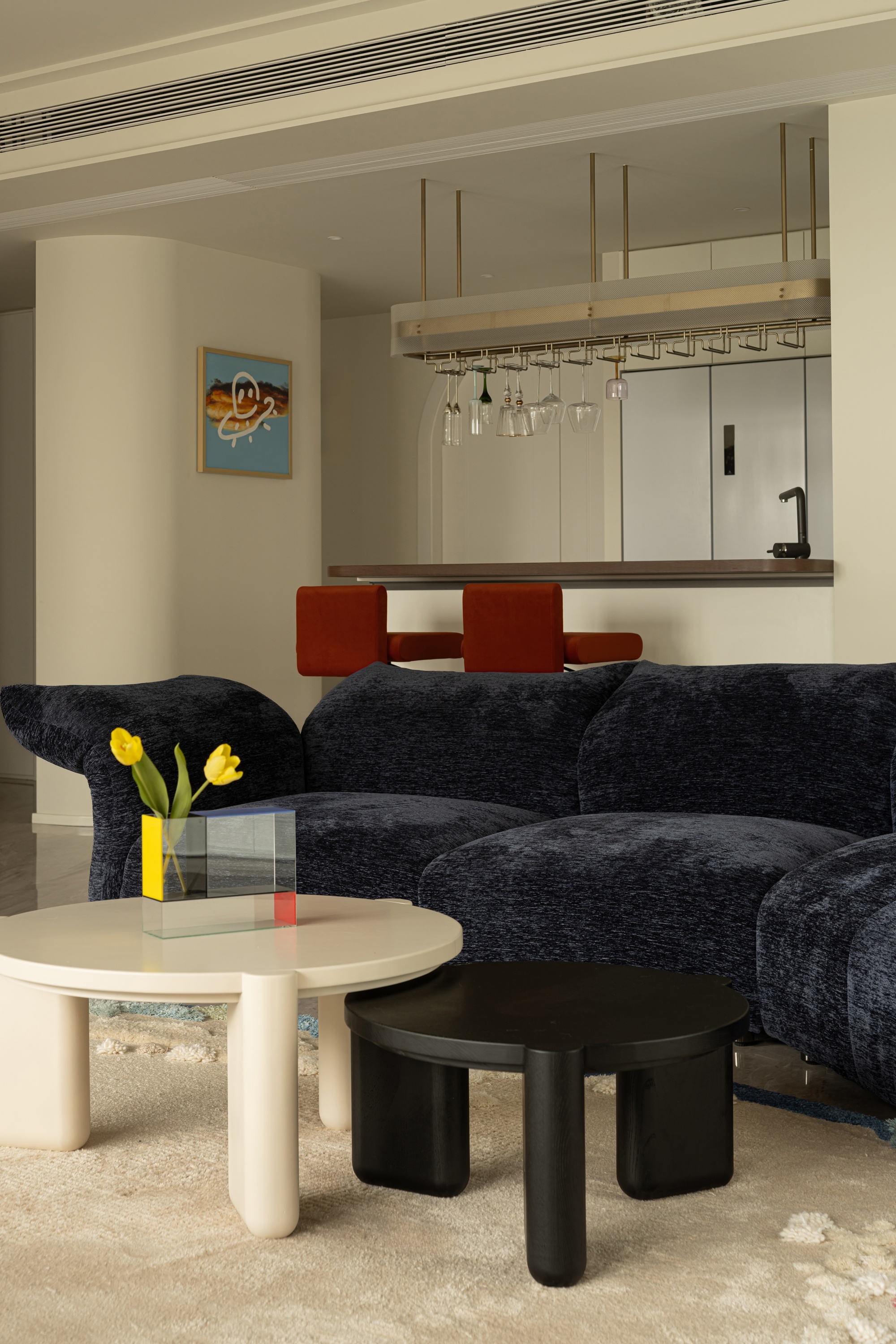 《柔煦》220㎡现代法式丨中国成都丨宏福樘设计-9