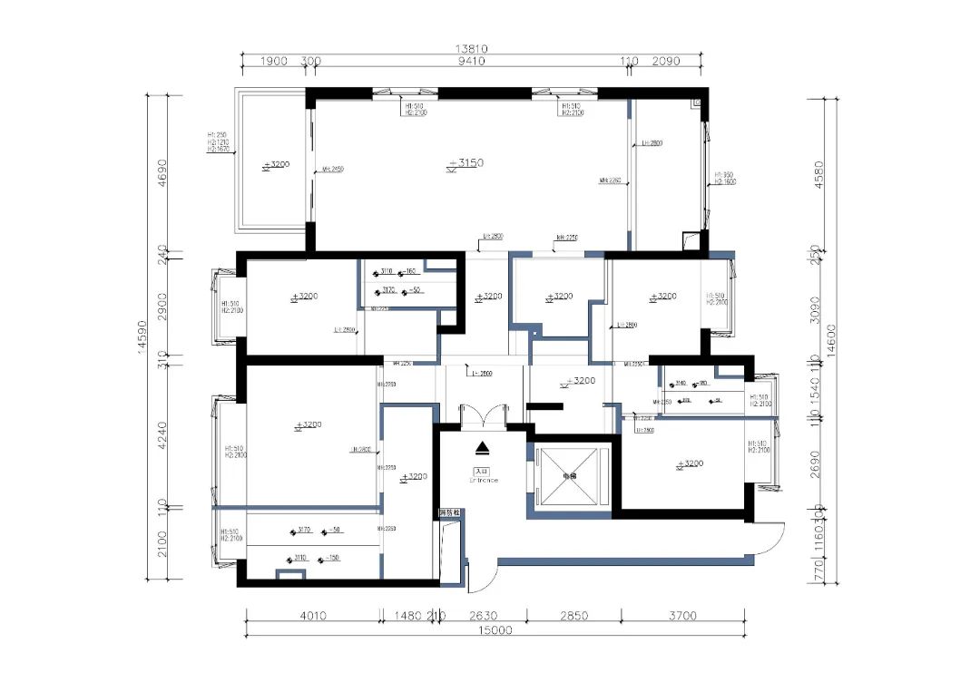 东莞万科皇马郦宫简约大平层设计丨中国东莞丨DP设计-8