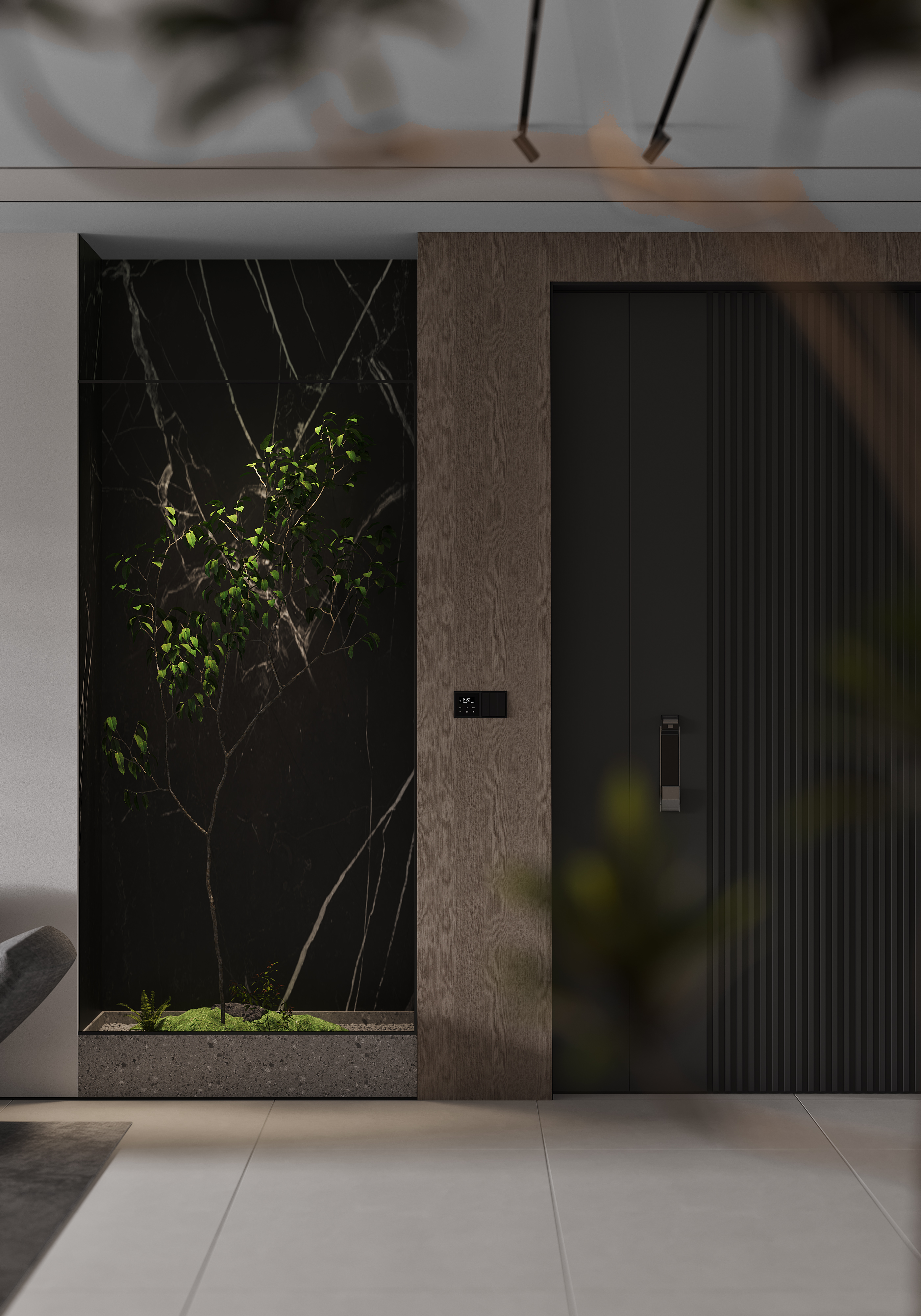 现代简约客餐厅厨房设计丨中国南京丨Merck 默克视觉设计-8