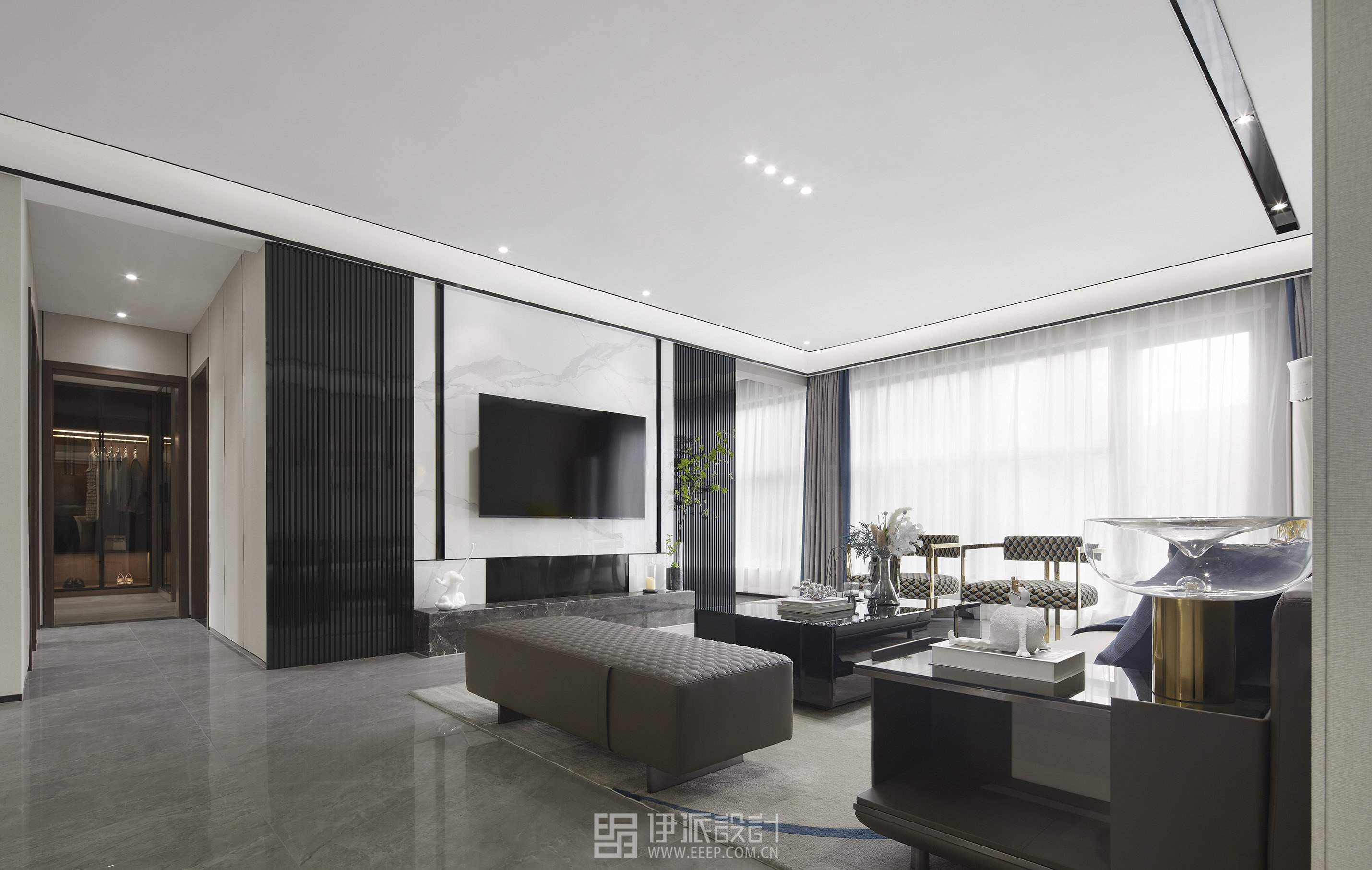 “青岛 TOP5 房企”云玺城样板房软装丨中国青岛丨深圳市伊派室内设计有限公司-21