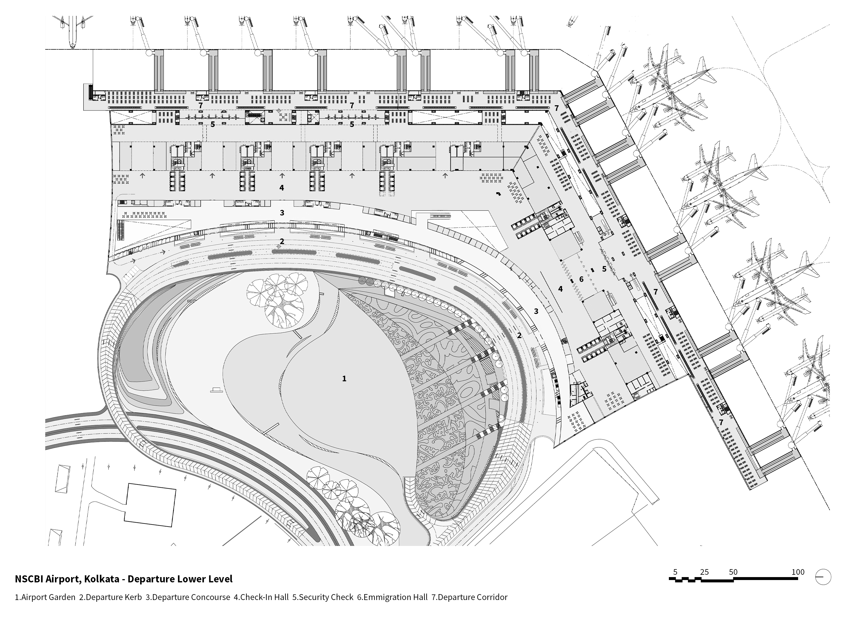 Netaji Subhas Chandra Bose International Airport, Kolkata | Sikka Associates Architects-32
