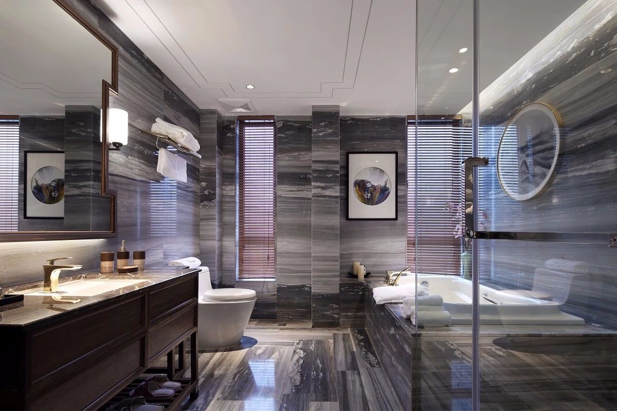 【辛视设计】688㎡新中式雅致东方别墅设计-30