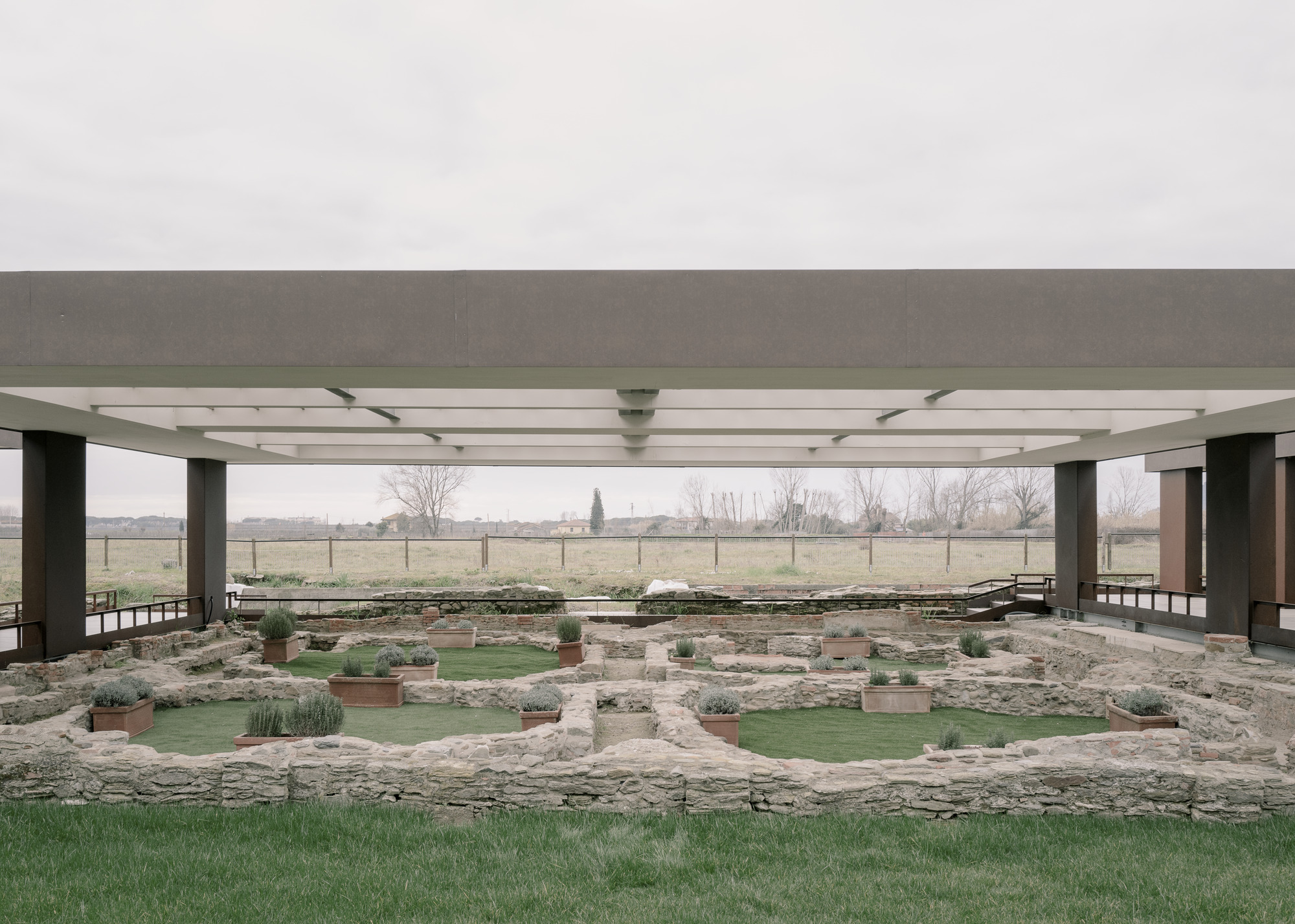 Domus Affreschi 考古建筑覆盖项目丨意大利丨LDArchitects-17