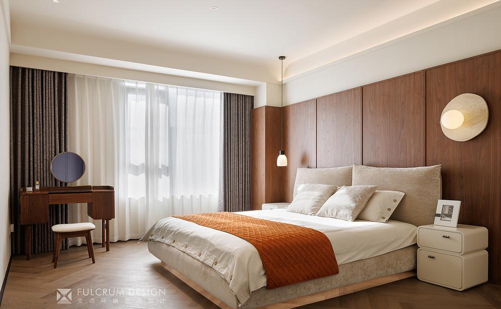 联投安屿那奶油侘寂中古住宅设计丨艺境·陈设软装-70