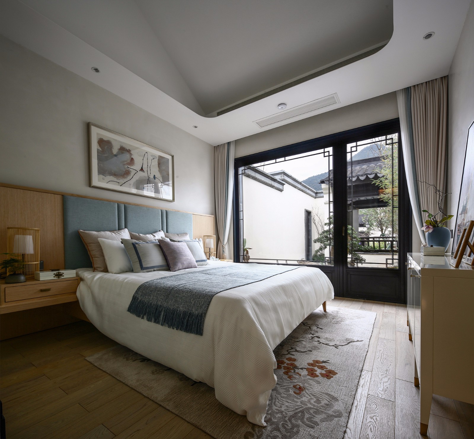 归真——浙江安吉天使小镇新中式样板间  易和极尚-45