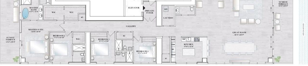 迈阿密超豪华海滨住宅 Elysee Miami丨JeanLouis Deniot,Arquitectonica-77