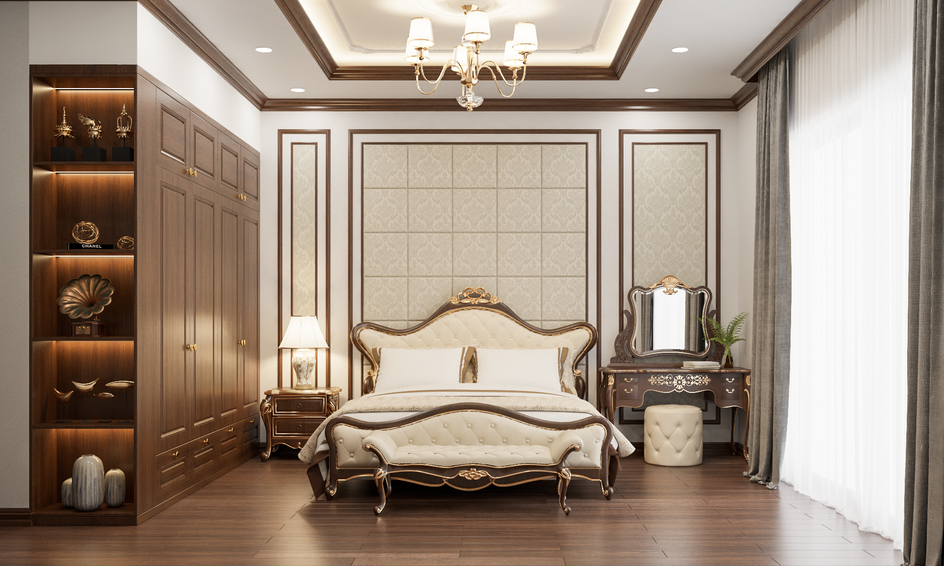 主卧室 经典内饰-0