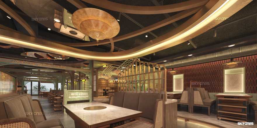 燃泰泰式火锅餐饮系统空间设计丨SKYONES-24