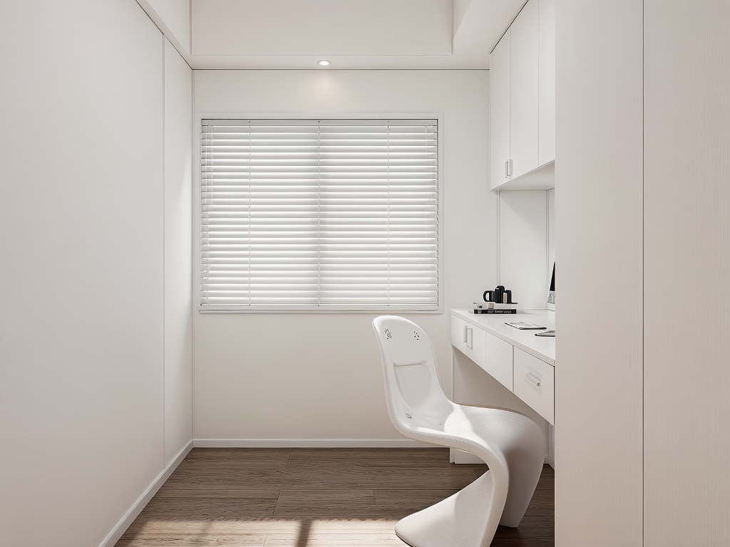 Monochrome Minimalist Apartment | Visualization-9