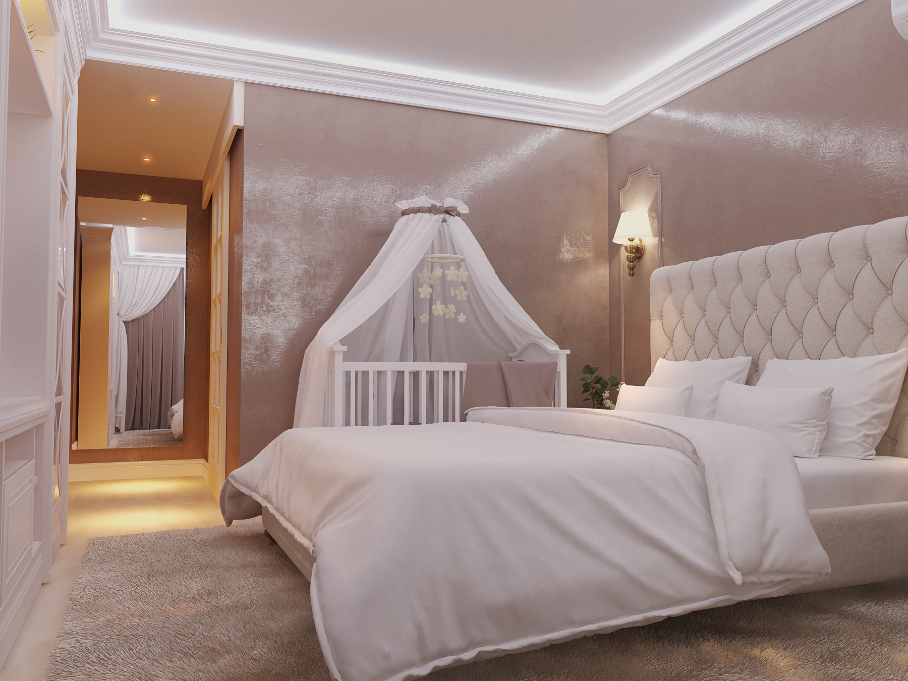 莫斯科75平3室公寓经典风格室内设计丨俄罗斯莫斯科-32