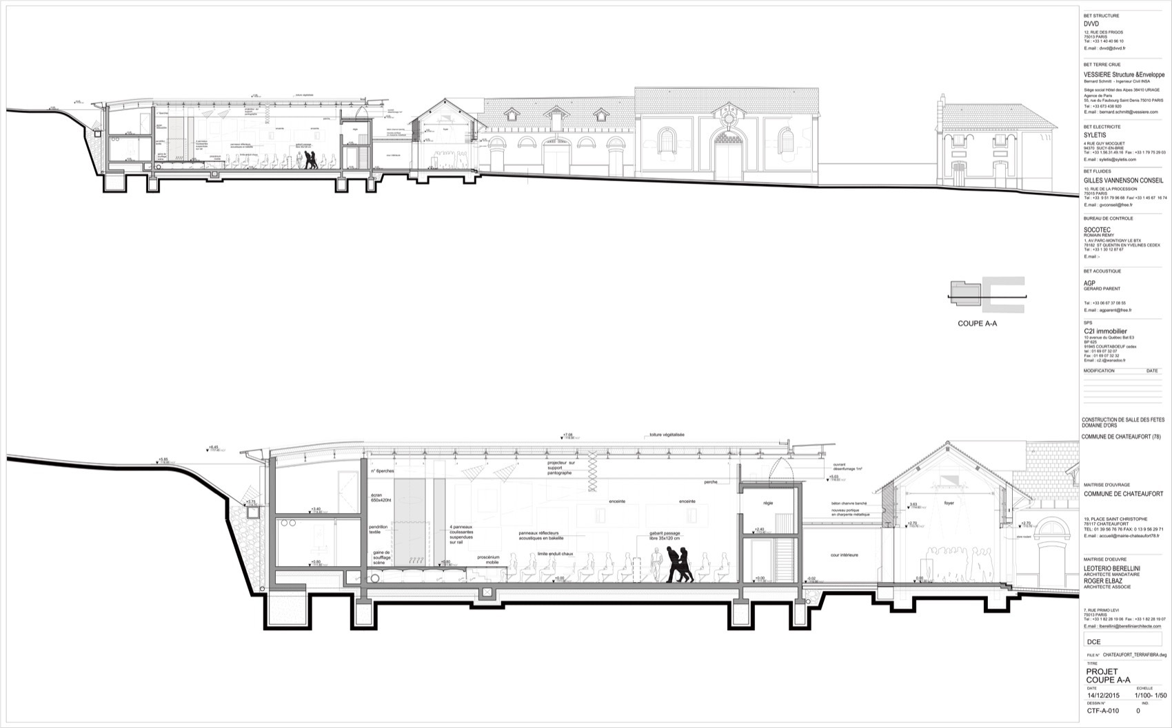 Châteaufort多功能厅丨法国丨Berellini Architecte,Leo Berellini等-51