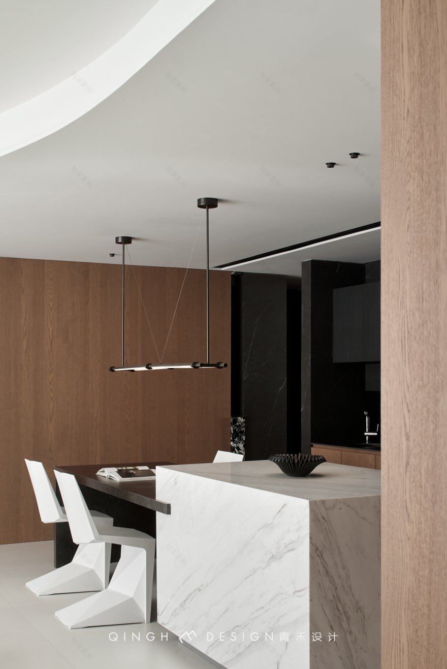 河北龙湖天奕 178㎡轻于形 奢于质丨中国河北丨石家庄青禾室内设计事务所-16