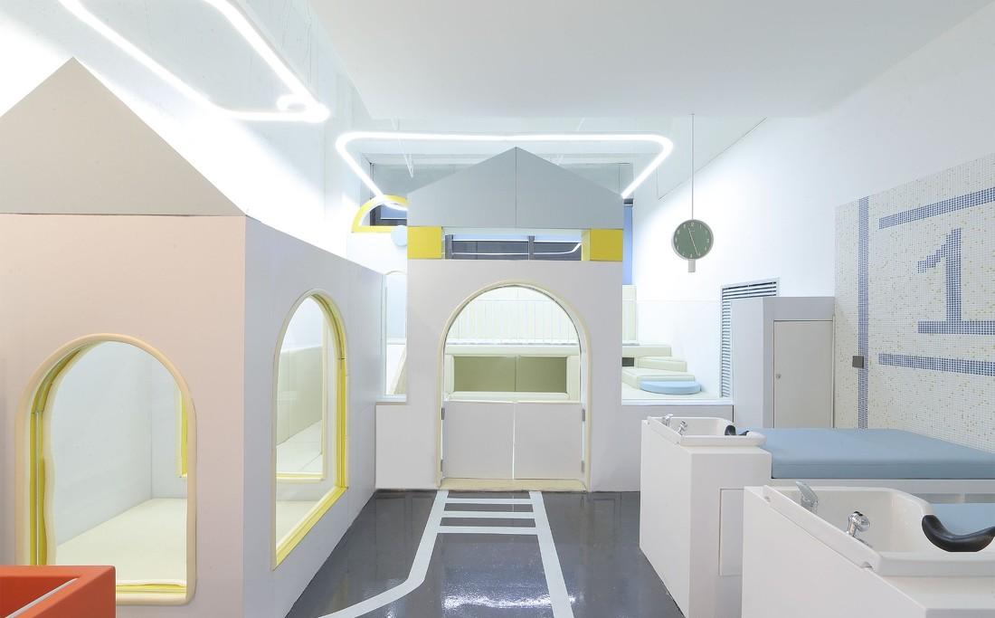 斑马线儿童理发品牌终端空间设计-46