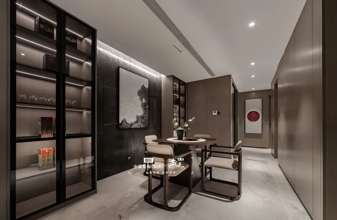 轻奢与古风 · 同款户型的个性解读丨中策装饰-24