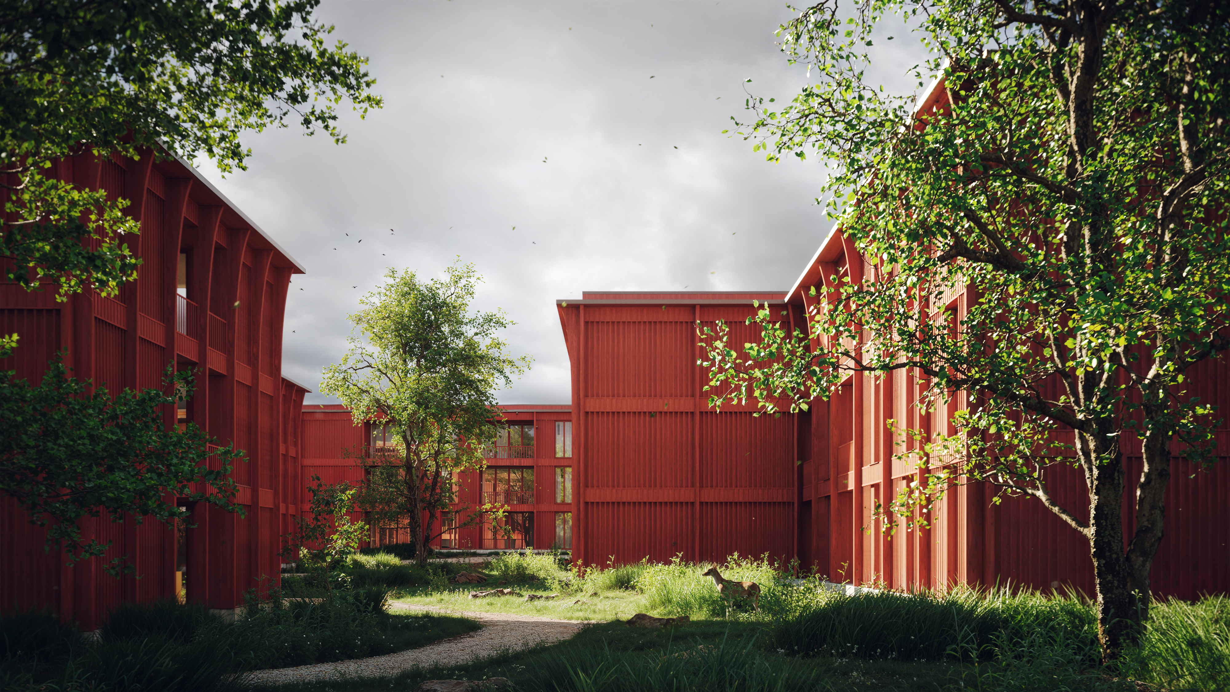 希尔滕韦格路的住宅建筑群丨Studio Basel-5