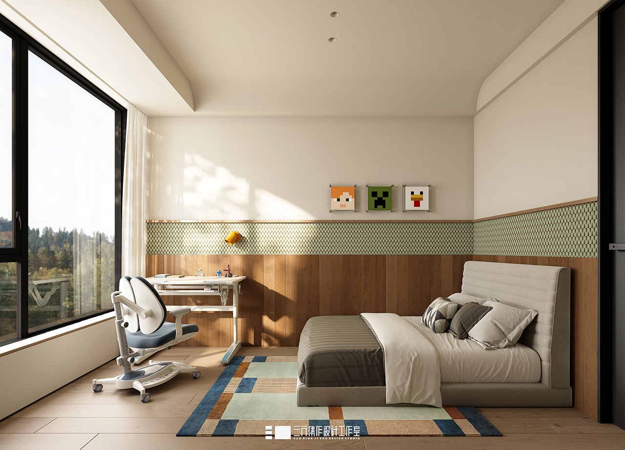 新作  143m² • 黑白木质调,极简明净丨三行集作设计工作室-46