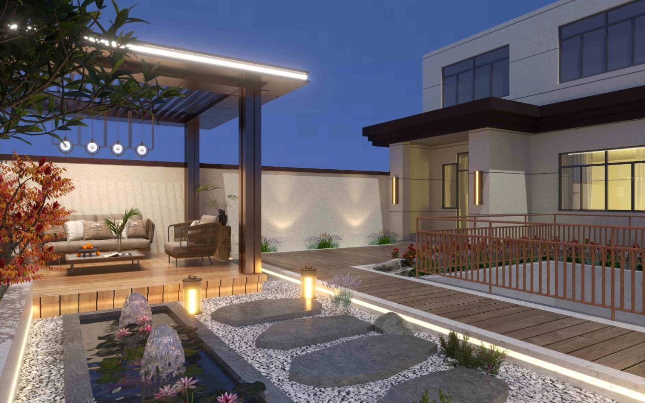 摩登东方天鸿首府别墅丨中国烟台丨烟台如奕设计装饰有限公司-17