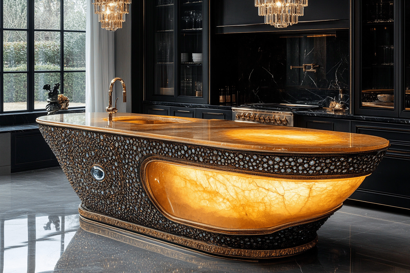 Extraordinary Bespoke Kitchen Islands by AICI-122