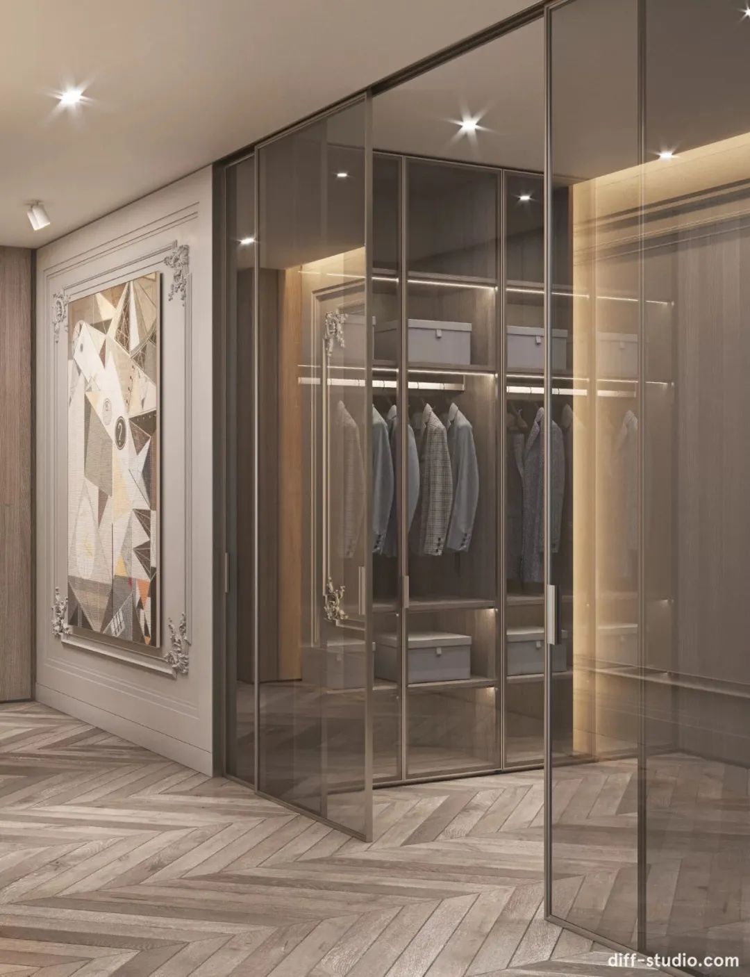 乌克兰基辅 1600㎡新古典奢华大宅丨Diff.Studio-55