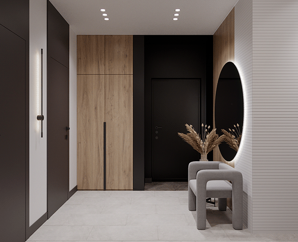 500㎡联排别墅,现代东方诗意空间丨东易日盛北京原创别墅分公司-57