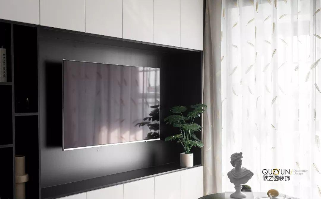 公园大厦 88 平现代简约设计,原木地板与无吊顶展现自然美感-12