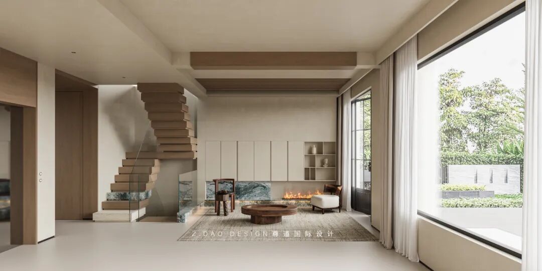 龙湖丽丰·西宸原著400㎡静奢风别墅(《喜 棠》)丨尊道国际设计-98