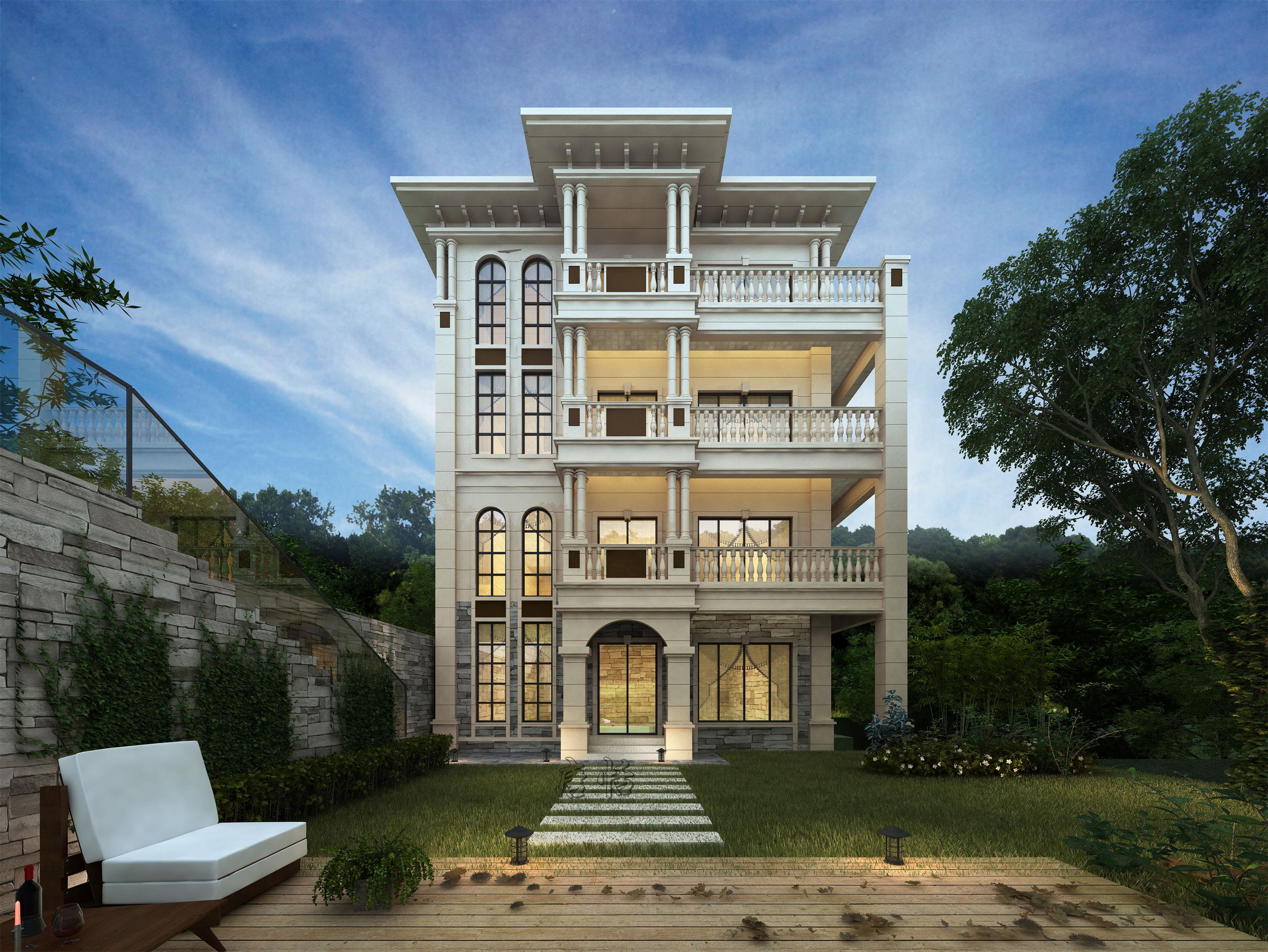 宁静致远自然之别墅外立面设计-8