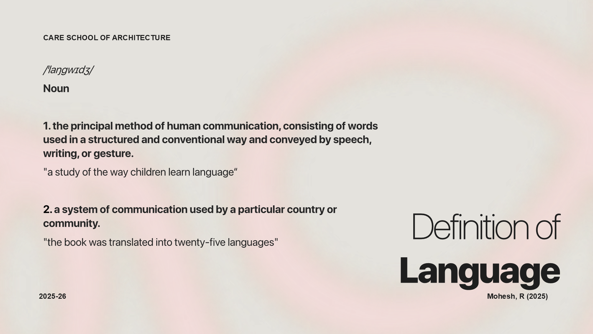 Language and Linguistics / English Lectures-9
