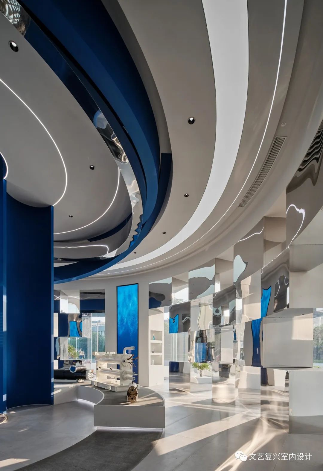 夏邦壳管式换热器展厅丨文艺复兴室内设计-13