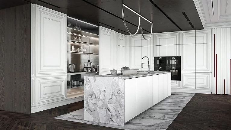 现代简约轻奢风格 | 混搭元素打造高级感大宅-35