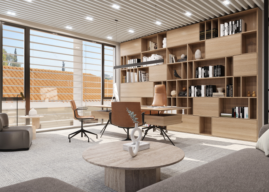 雅典中心地带办公大楼改造丨希腊雅典丨A&M ARCHITECTS-15