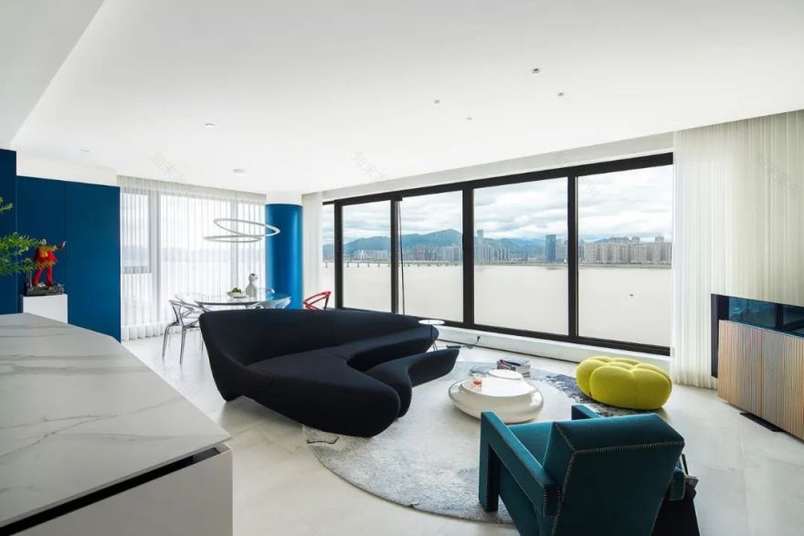 摩登大平层 · 自由之境的现代美学空间丨中国温州丨瑞图琅社空间设计-8