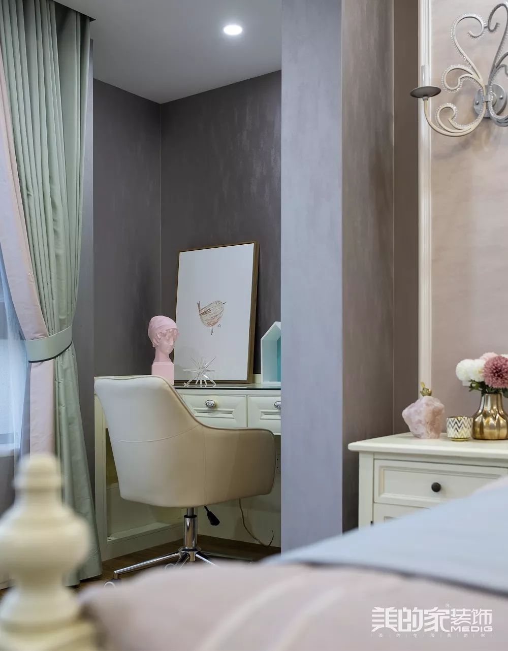 暖男标配的家 | 法式质感美式小清新混搭,打造 280㎡优雅生活空间-49