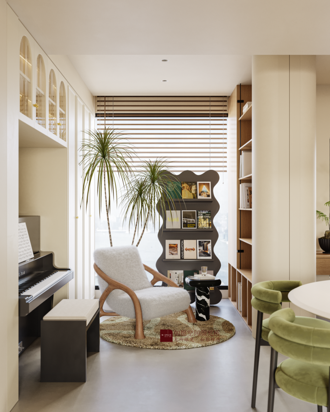 深圳如愿设计丨深业新岸线160㎡，清新奶油色的绿野仙踪 / Wizard of Oz-10