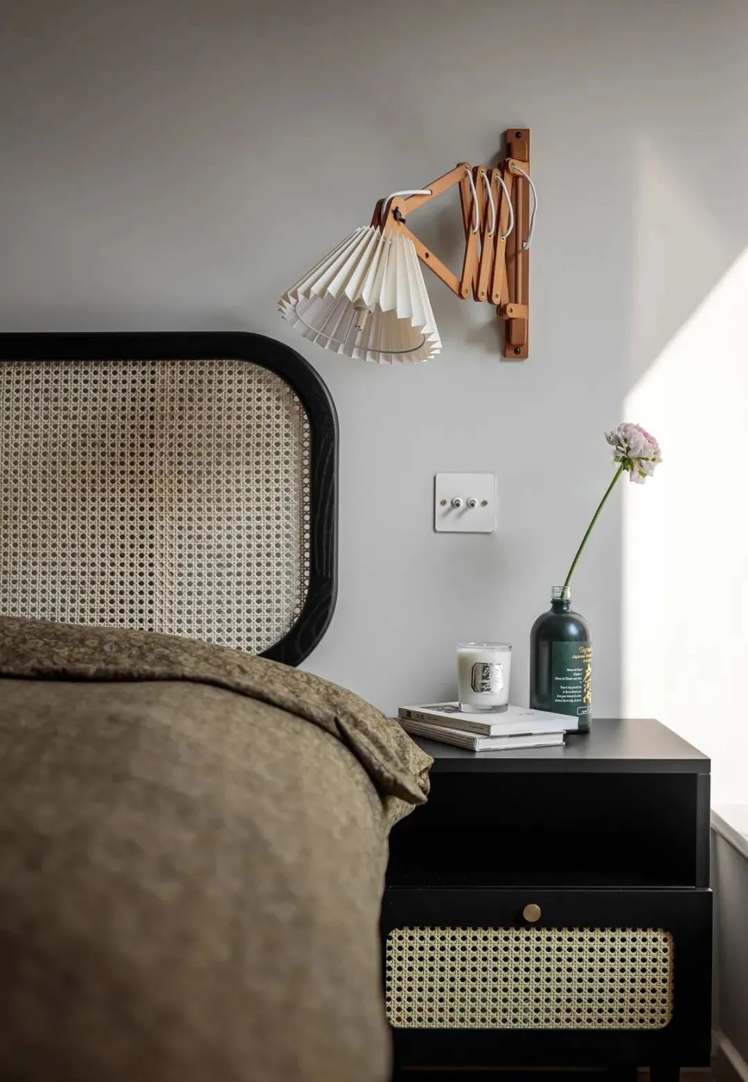 柔美复古风,79m²小两室婚房的精致设计-52