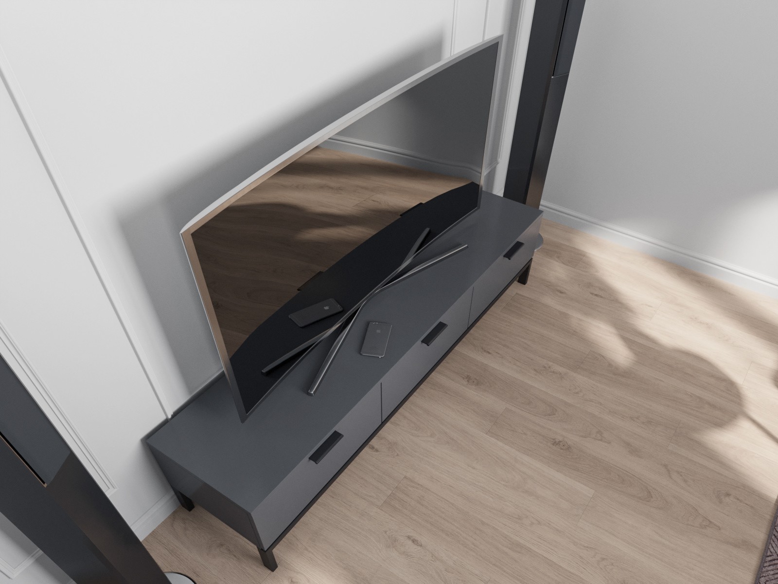 圣彼得堡 58 平米现代小公寓 | 精致简约的艺术空间-2