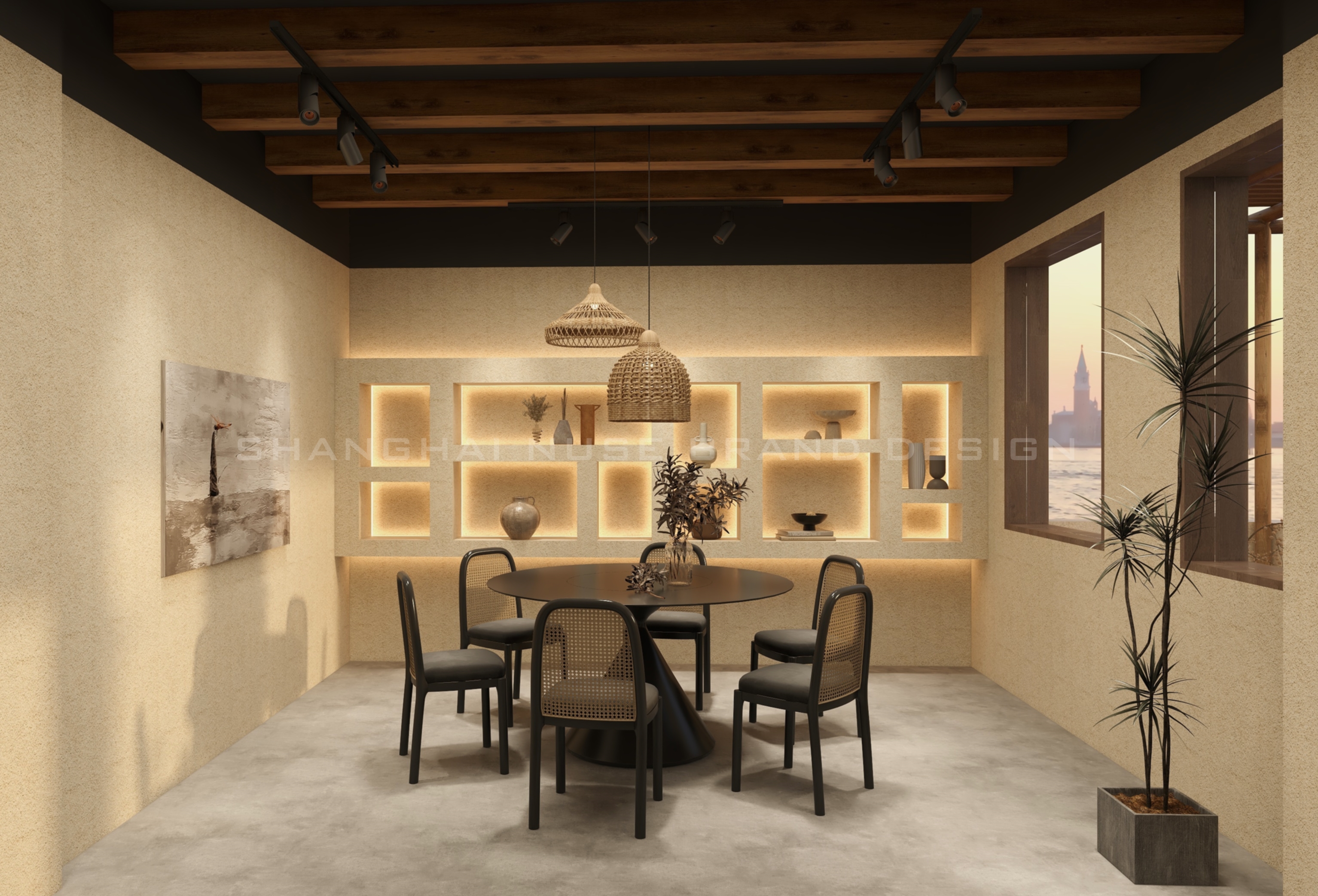 治愈系乡野烤肉空间丨木村空间设计有限公司-49