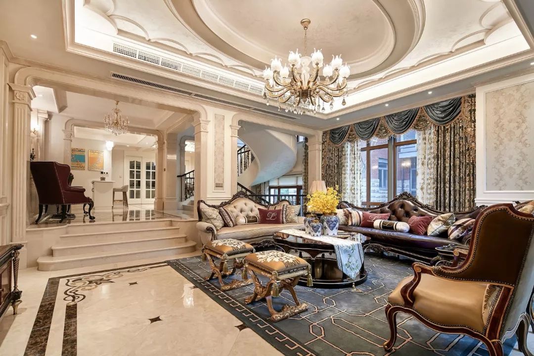 宁波雍城世家别墅 | 复古华美,居家温情-2