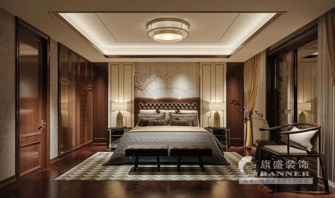 白桦林团圆新中式设计丨旗盛-38