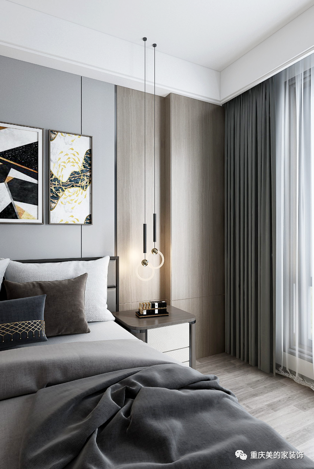 现代摩登家居,演绎高级灰与爱马仕橙的时尚碰撞-47