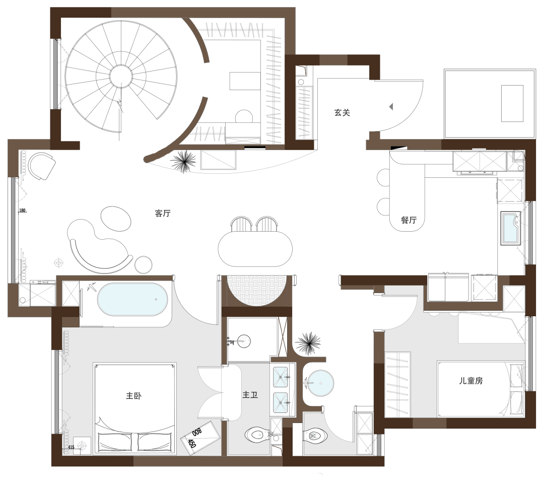 南开府 190㎡浪漫错落空间丨中国天津丨末那识-53